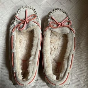 Light Beige UGG Moccasins